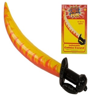 Espada de pirata inflable (12 uds.)