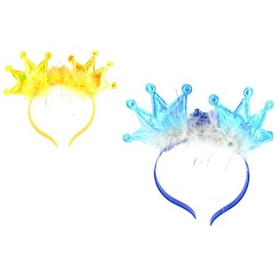 DIADEMA CON CORONAS LUMINOSAS (12 uds.)