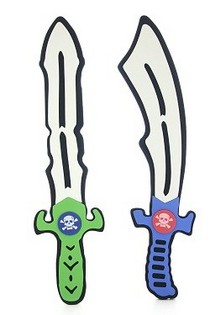 Espada de Pirata de Espuma (12 uds.)