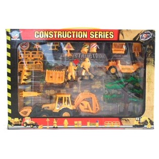 Set de Juego de Construcción y Vehículos de Obra