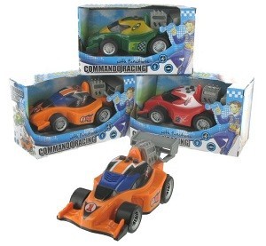 COCHE DE CARRERAS CON CONTROL DE MANDO (6 uds.)