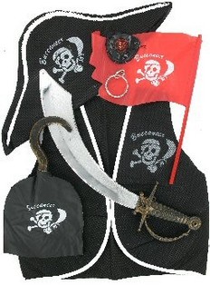 Set de Disfraz de Pirata para Niños (Pack de 2)