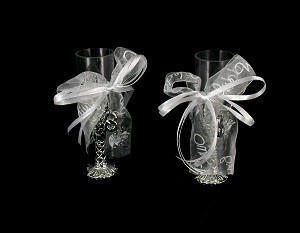 COPAS DE CHAMPÁN DE DECORACIÓN (6 uds.)
