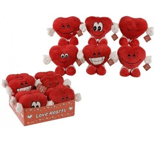 Corazones de Peluche con Manos y Pies (10 uds.)