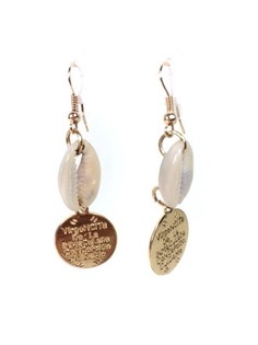 Pendientes de Concha - Estilo Ibiza (1 ud.)