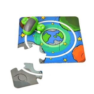 Veh&iacute;culos con pista de puzzle (10 uds.)