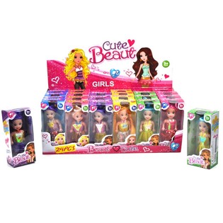 Mini mu&ntilde;ecas en expositor (24 uds.)