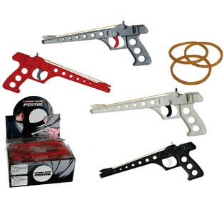 Pistola de gomas elásticas GADGET en expositor (24 uds.)
