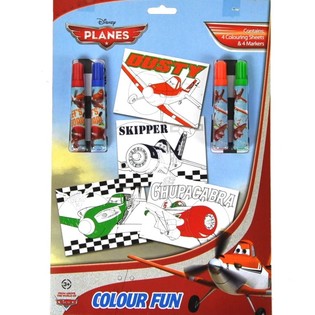 Set de dibujo DISNEY PLANES 8 piezas (24 uds.)