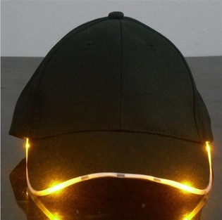 GORRA LED LUMINOSA / PARTY CAPS - COLOR: NARANJA (12 uds.)