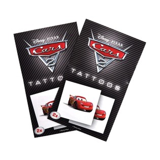 PEGATINAS DE TATUAJES DISNEY CARS 2 (50 uds.)