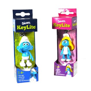 LLAVERO LINTERNA LOS PITUFOS EN CAJA DE REGALO (2 uds.)