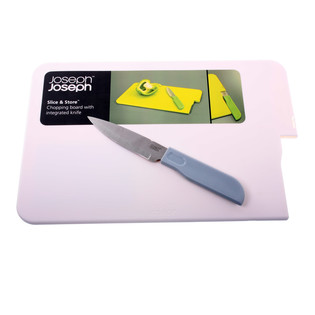 JOSEPH JOSEPH - TABLA DE CORTAR SLICE & STORE CON CUCHILLO INTEGRADO (1 ud.)