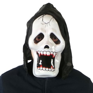 MÁSCARA DE CALAVERA VAMPIRO (4 uds.)