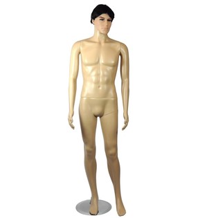 Maniquí de Escaparate Masculino - Modelo: Hombre / Negro (1 ud.)