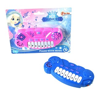 PIANO DE PRINCESA DE HIELO CON SONIDO EN TARJETA (12 uds.)