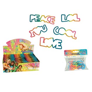 ***SUPER BARATO*** Pulseras LUCKY BANDS para Ni&ntilde;os - Modelo: PALABRAS (24 ud.)