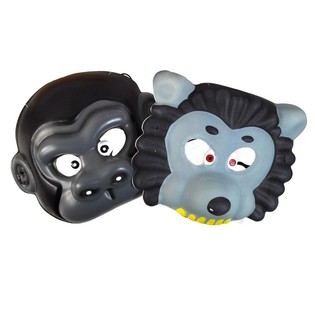 MÁSCARAS DE ANIMALES DE GOMA EVA SURTIDAS (3 uds.)