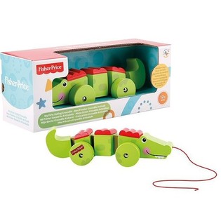 Mi Primer Cocodrilo de Madera Articulado Fisher-Price (2 ud.)