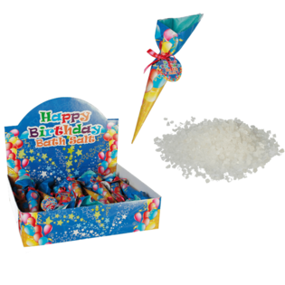 SALES DE BAÑO HAPPY BIRTHDAY EN EXPOSITOR (24 uds.)