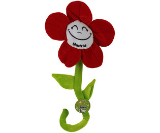 GRAN FLOR DE PELUCHE, 60 cm - MADRID (27 uds.)