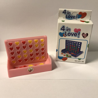 Juego de 4 en Raya en Forma de Corazón (12 uds.)