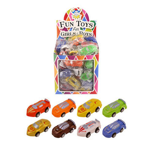 COCHES DEPORTIVOS PEQUE&Ntilde;OS PARA T&Oacute;MBOLA EN EXPOSITOR (72 uds.)