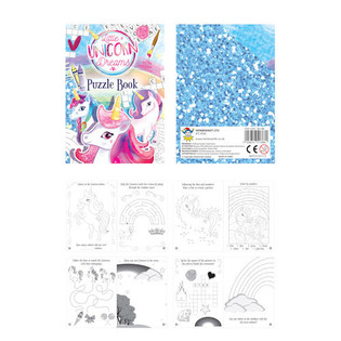 LIBRO DE ROMPECABEZAS UNICORNIO (48 uds.)