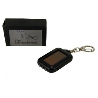 LLAVERO SOLAR CON LUZ LED - NEGRO (20 uds.)