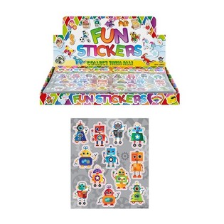 PEGATINAS DIVERTIDAS – MODELO: ROBOTS (120 uds.)