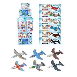 Aviones de Espuma de Pájaros en Expositor (48 uds.)