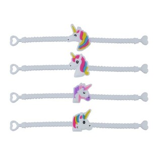 PULSERAS DE SILICONA DE UNICORNIO PARA NIÑOS (100 uds.)