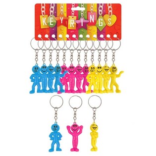 Llavero de Muñeco Smiley (12 uds.) | Mayorista B2B