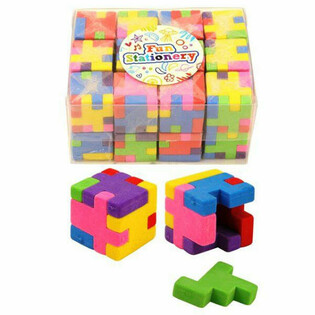 Gomas de Borrar Cubo Puzzle (24 ud.)