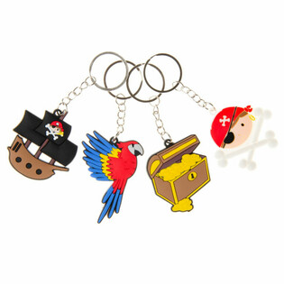 LLAVEROS DE PIRATAS MIX (48 uds.)
