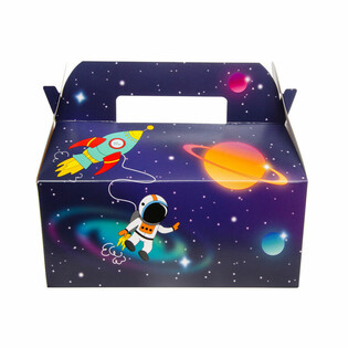 Cajas de Menú Infantil Espacio / Space - 22,5 x 12 x 9,5 cm (24 uds.)