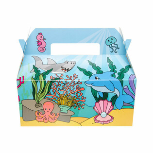 Caja de Menú Mar / Océano - 22.5 x 12 x 9.5 cm (24 uds.)