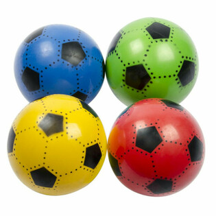 BALONES DE FÚTBOL - 23CM - COLORES MIXTOS (10 ud.)