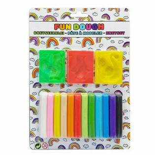 Tarjeta Grande: Plastilina y Moldes (12 Rollos de Plastilina)