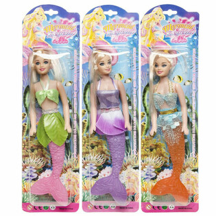 MUÑECA SIRENA EN CARTÓN (6 uds.)