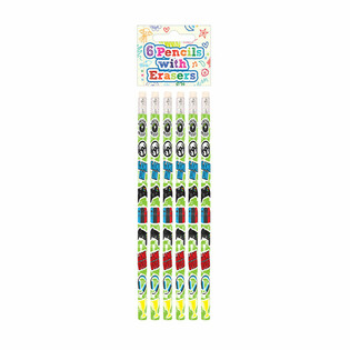 Set de Lápiz y Goma Gamer (6 piezas) - Caja Expositora (24 sets)