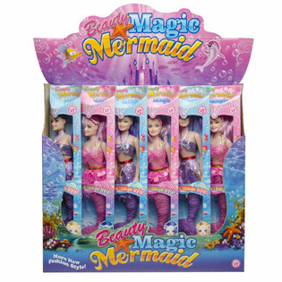 Muñeca Sirena Mágica Mermaid en Expositor (12 uds.)
