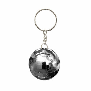 Llaveros Bola de Discoteca Plateados (Set de 12)