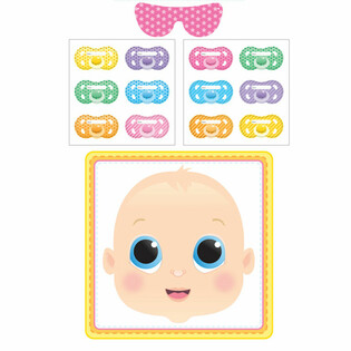Juego de Baby Shower - Stick the Dummy (12 unidades)