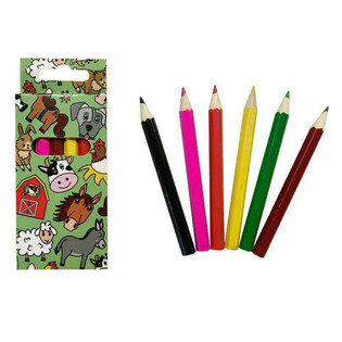 Set de 6 Lápices de Colores 'Animales de Granja'