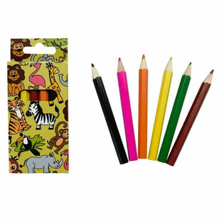 Set de 6 L pices de Colores - Animales de la Selva (24 ud.)