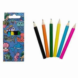 Set de 6 L&aacute;pices de Colores - Animales Marinos (24 sets)