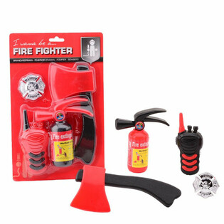 SET DE JUEGO DE BOMBERO EN TARJETA (1 ud.)