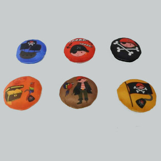 PELUCHE - PIRATA - DIÁMETRO: 10 CM (48 uds.)