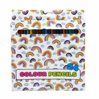 GRAN SET DE LÁPICES DE COLORES DE 24 PIEZAS (12 uds.)